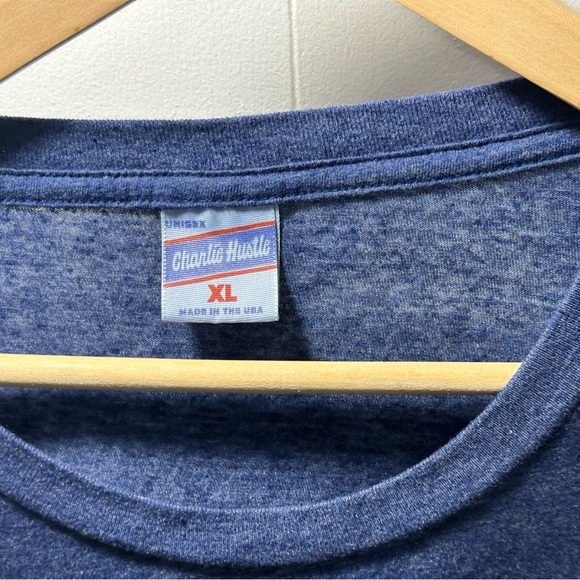 Russell Stover Chocolate Vintage Style Blue Graphic Short Sleeve Tee unisex NWOT - Picture 7 of 8